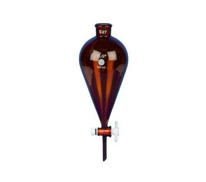 Funnel Separatory, Amber