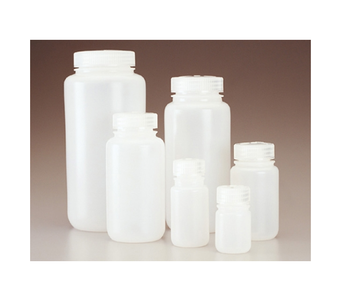 Round Bottle, Plastic, Wide Neck