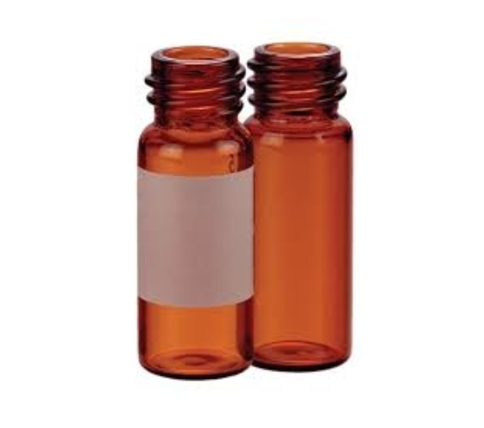 Amber Screw Thread Glass Chromatography Vials-Silanized